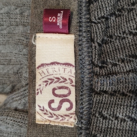 SO Heritage Gray Thermal Like Leggings Size Small EUC #3264 - Picture 6 of 6